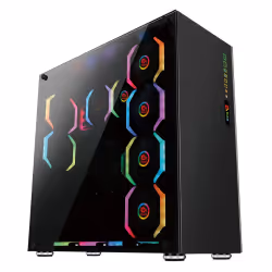 TALIUS TAL-AVALON, Tower, PC, Noir, ATX, EATX, micro ATX, Verre, Métal, Plastique, Jouer