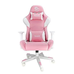TALIUS Dragonfly Siège de jeu universel Siège rembourré Rose, Blanc