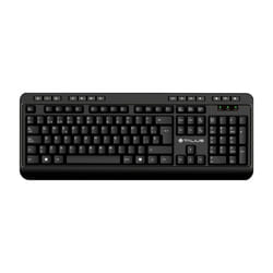TALIUS KB503 clavier USB QWERTY Anglais, Espagnole Noir