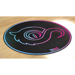 TALIUS TAL-FPAD100 protection de surfaces Noir Tissu, Caoutchouc