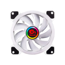 TALIUS TAL-FAN06WHT système de refroidissement d’ordinateur Boitier PC Ventilateur 12 cm Noir, Blanc 1 pièce(s)