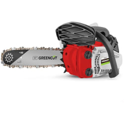 Tronçonneuse moteur à essence 2 temps 25,4cc 1,4cv, épée de 12 pouces, 44 dents, guidon ergonomique, harnais d'épaule Greencut GS250X-12