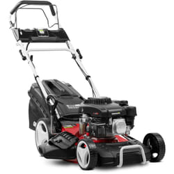 Tondeuse à gazon essence Greencut GLM770XE - 150cc 4cv - Démarrage électrique 4 temps automotrice - Lame acier double tranchant 460mm 18 - Hauteur de