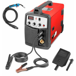 Greencut - Soudeur 2en1 à fil inversé continu, soudeuse avec gaz mig et gaz mag, puissance 25A-185A, tension 230V, diamètre du fil 0,8mm-1mm MMG185