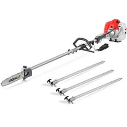 Tronçonneuse elagueuse à essence 2 temps 65cc 4,9cv, longueur de l'épée 305 mm, distance maximale 5m Greencut PP650X