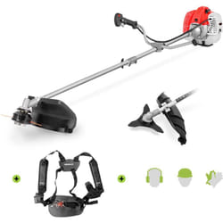 Greencut - Débroussailleuse avec moteur à essence 2 temps GGT650X-2 - 65cc - 4,9cv - 2 accessoires pour la coupe - Guidon à double poignée