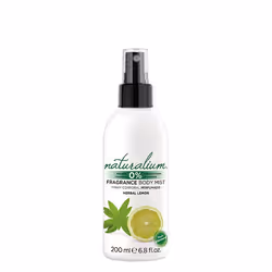 Naturalium Herbal Lemon Body Mist 200 ml, 200 ml, Femmes, Tous types de peau, A base d’herbe, Citron, Parabène, Phthalate, Co ...