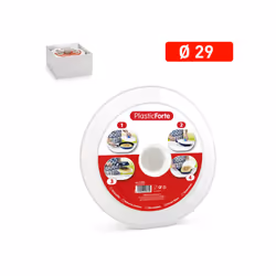 Tourne-omelette 29 cm. blanc.-Fait en plastique de haute qualité.-Parfait pour tourner votre omelette sans faire de dégâts.-F ...
