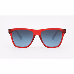 Hawkers One LS cristal rouge bleu dégradé, Adulte, Unisexe, Carré, Carré, Cerclé, Rouge