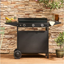 Chariot fermé pour plancha Forge Adour Origin 75 Acier noir