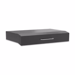 Capot sur charnières pour Plancha Origin 75. Revêtement 3 couches.Acier Noir.Compatible avec les références CHOA, TRA et DRPA ...