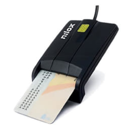 Nilox NXLD001 lecteur de cartes à puce Intérieure USB 2.0 Noir
