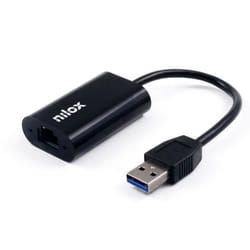 Nilox ADATTATORE USB A - RJ45 M/H Interne Ethernet / WLAN 1000 Mbit/s