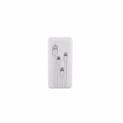 CoolBox COO-PB10K-C1 banque d'alimentation électrique Lithium Polymère (LiPo) 10000 mAh Blanc