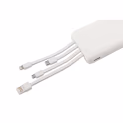 CoolBox COO-PB10K-C1 banque d'alimentation électrique Lithium Polymère (LiPo) 10000 mAh Blanc