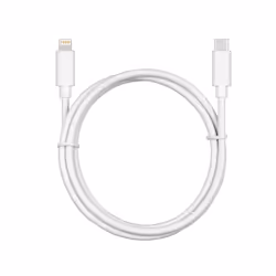 CoolBox COO-CAB-UCLI, 1 m, Lightning, USB C, Mâle, Mâle, Blanc