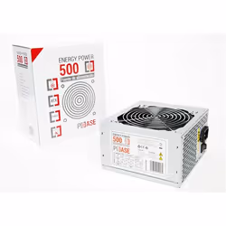 PCCASE EP-500 unité d'alimentation d'énergie 500 W 20+4 pin ATX ATX Argent