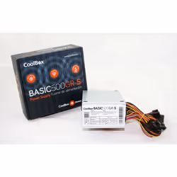CoolBox BASIC500GR-S, 500 W, 230 V, 2.5 A, 22 A, 26 A, 22 A