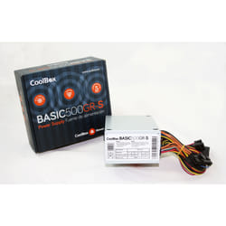 CoolBox BASIC500GR-S unité d'alimentation d'énergie 500 W 20+4 pin ATX SFX Blanc