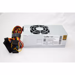 CoolBox T300, 300 W, 180 - 240 V, 47 - 63 Hz, +12V1,+12V2,+3.3V,+5Vsb,-12V, 6 A, 10 A