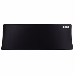 Nilox NXMPXXL01, Noir, Monochromatique, Base antidérapante, Tapis de souris de jeu
