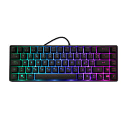 Deep Gaming mini TM065 clavier USB QWERTY Espagnole Noir
