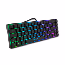 Deep Gaming mini TM065 clavier USB QWERTY Espagnole Noir
