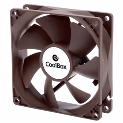 CoolBox VENCOOAU090, Ventilateur, 9 cm, 1600 tr/min, Noir