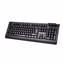 CoolBox COO-TEC04DNI clavier USB QWERTY Espagnole Noir