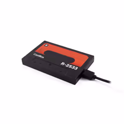 CoolBox SlimChase R-2533 Boîtier disque dur/SSD Noir, Rouge 2.5"