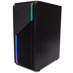 Deep Gaming A230, Bureau, PC, Noir, ATX, micro ATX, Micro-ITX, ABS, Acier, Jouer