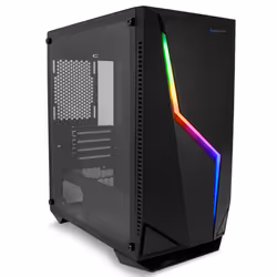 Deep Gaming M235, Micro Tower, PC, Noir, ITX, micro ATX, ABS, Jouer