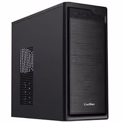 CoolBox COO-PCF800U3-0, Midi Tower, PC, Noir, ATX, SGCC, Acier, maison/bureau