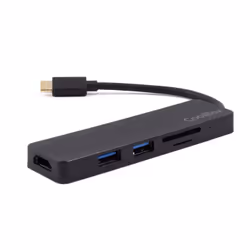 CoolBox miniDock USB-C Lite 2, USB 3.2 Gen 1 (3.1 Gen 1) Type-C, Noir, MicroSD (TransFlash), SD, 4K Ultra HD, 60 Hz, HDMI, US ...