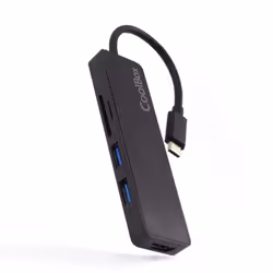 CoolBox miniDock USB-C Lite 2 USB 3.2 Gen 1 (3.1 Gen 1) Type-C Noir