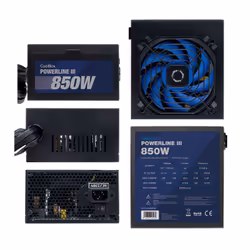 CoolBox Powerline III 850 unité d'alimentation d'énergie 850 W 20+4 pin ATX ATX Noir