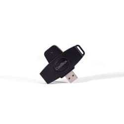 CoolBox CSI-680 lecteur de cartes à puce Intérieur & extérieur USB USB 2.0 Noir