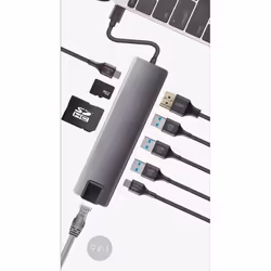 CoolBox COO-DOCK-01 station d'accueil Avec fil USB 3.2 Gen 1 (3.1 Gen 1) Type-C Gris