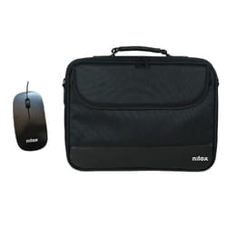 Nilox NOTEBAG 15.6 PRO + MOUSE USB 16" Malette Noir