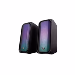 Deep Gaming R205, 2.0 canaux, Avec fil &sans fil, 3 W, 150 - 20000 Hz, 4 Ohm, Noir