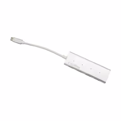 CoolBox COO-HUC4U3, USB 3.2 Gen 1 (3.1 Gen 1) Type-C, USB 3.2 Gen 1 (3.1 Gen 1) Type-A, 5000 Mbit/s, Aluminium, Aluminium, US ...