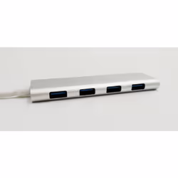 CoolBox COO-HUC4U3 hub & concentrateur USB 3.2 Gen 1 (3.1 Gen 1) Type-C 5000 Mbit/s Aluminium