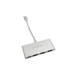 CoolBox COO-HUC3U3PD hub & concentrateur USB 3.2 Gen 1 (3.1 Gen 1) Type-C 5000 Mbit/s Aluminium