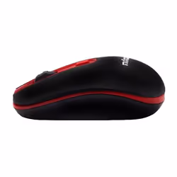 Nilox MOUSE WIRELESS BLACK/RED 1000 DPI souris Wi-Fi Optique 1600 DPI