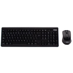 Nilox NXKMWE0001 clavier Souris incluse RF sans fil QWERTY Espagnole Noir
