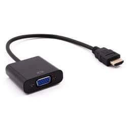 Nilox ADATTATORE HDMI - VGA M/H 0,15 m HDMI Type A (Standard) VGA (D-Sub) Noir