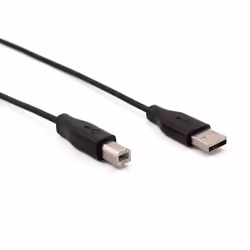 Nilox NXCUSBA01, 1,8 m, USB A, USB B, Noir