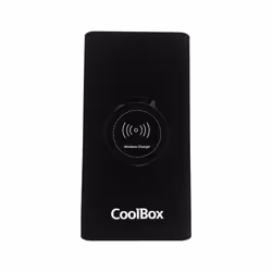 CoolBox COO-PB08KW-BK, 8000 mAh, Lithium Polymère (LiPo), Recharge sans fil, 3,7 V, Noir