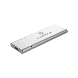 CoolBox MiniChase N31 Enceinte ssd Argent M.2