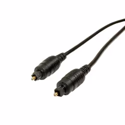 DCU Advance Tecnologic 307515, TOSLINK, Mâle, TOSLINK, Mâle, 1,5 m, Noir